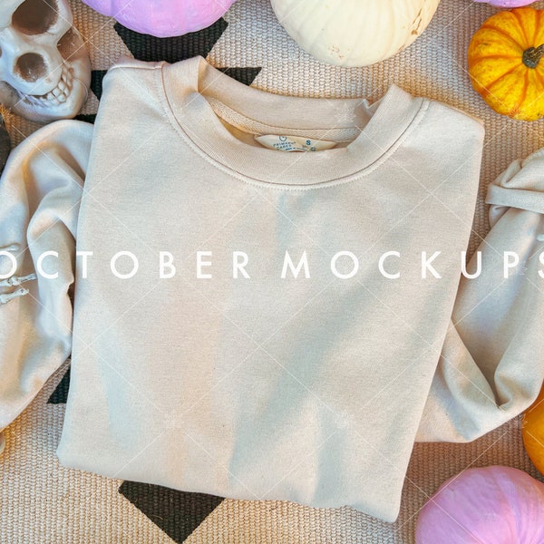 Halloween sweater mockup | Halloween T-shirt mock up | Halloween sublimation mockup | Retro halloween mockup | Halloween clothing mockup