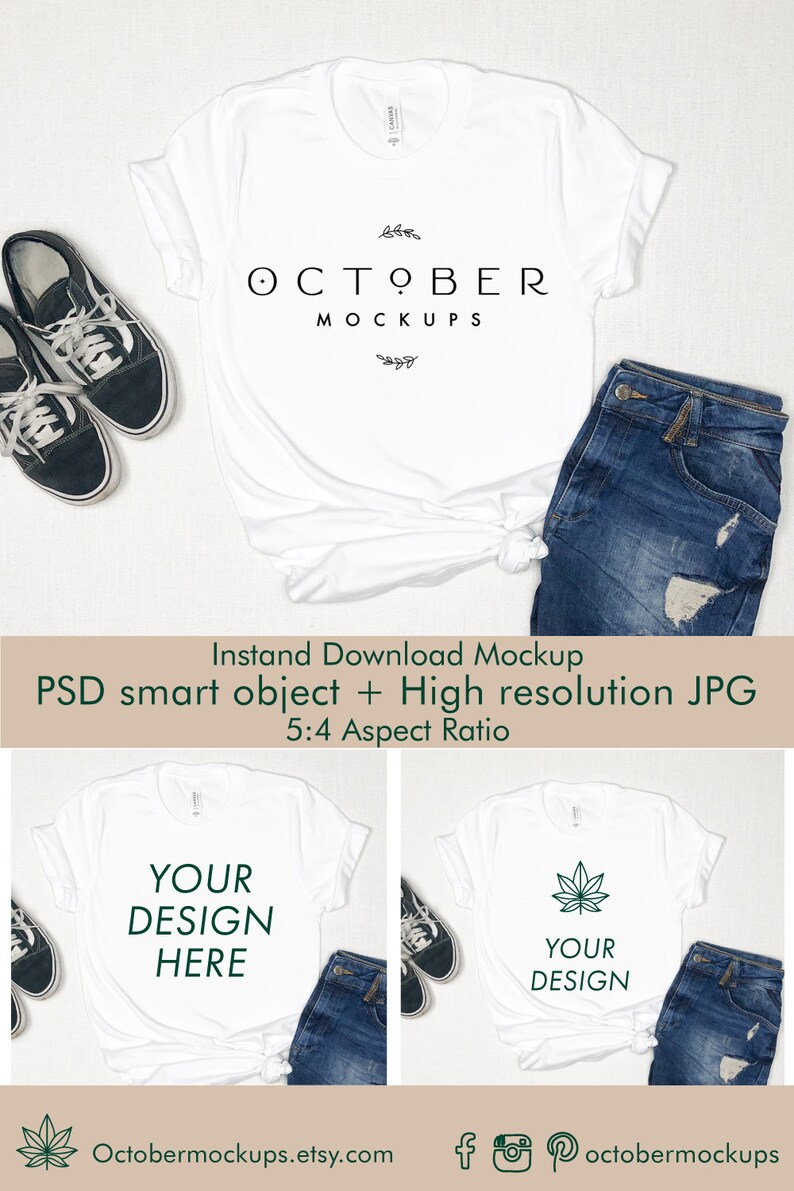 Download Jpg Bella Canvas 3001 Mockup Mockup Bella Canvas White T Shirt With Sneakers T Shirt Mockup Bella 3001 Psd Smart Object Mockup T Shirts Tops Tees Valresa Com
