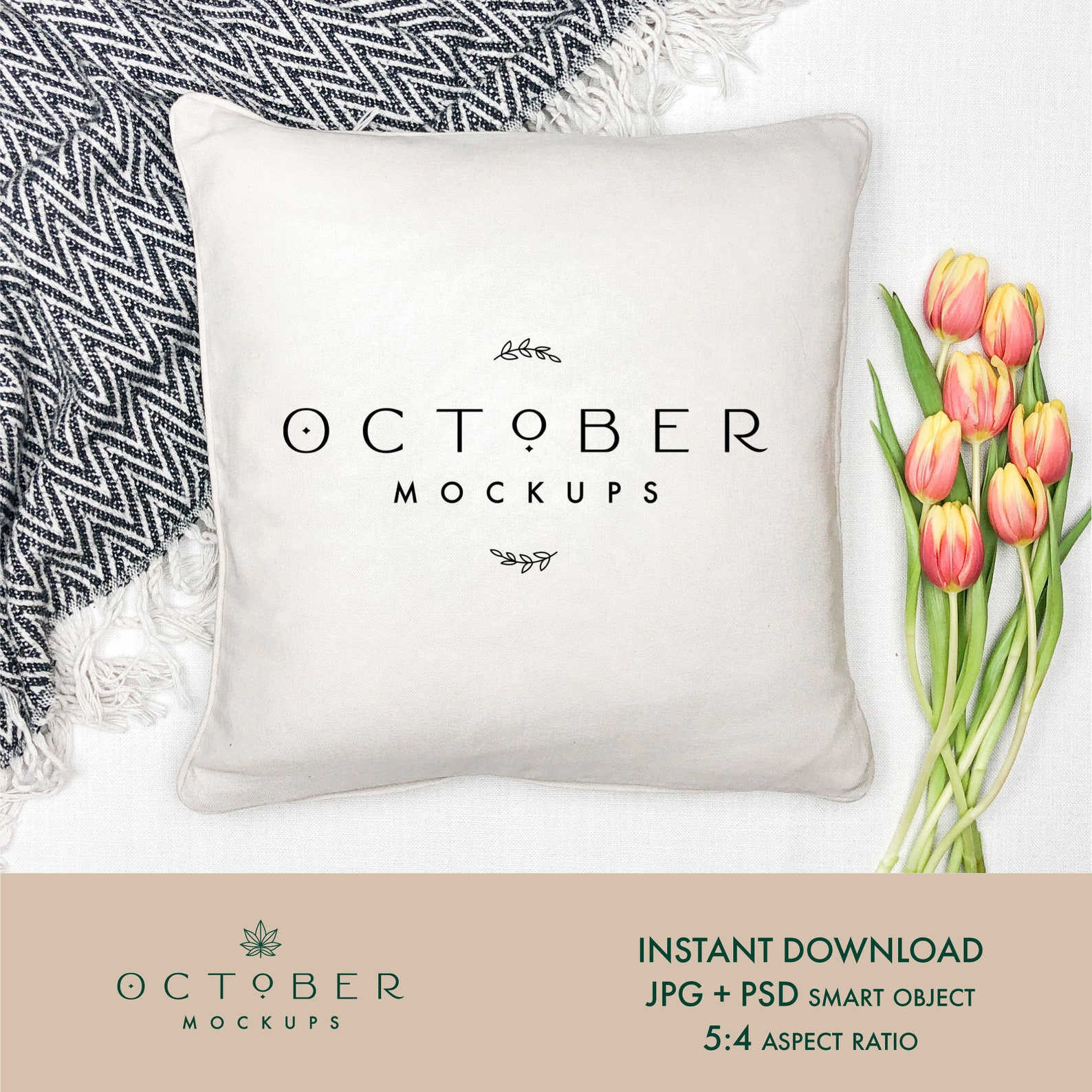 Pillow Cover Mockup White Pillow Mockup Cushion Mock up Etsy