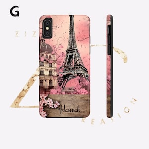 Paris Phone Case |Custom Paris Theme Phone Case |iPhone 15 14 13 Samsung Galaxy S22 S23 S24 | Durable Protective Cover | Eiffel Tower Design