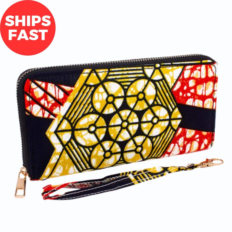 MALU PRINT WRISTLET CLUTCH HANDBAG BLACK main image 0