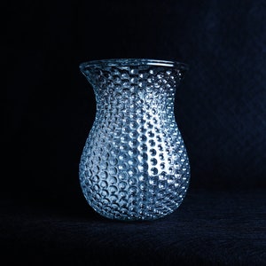 Vintage Scandinavian Crystal Glass Vase: Rustic Floral Stand (20x14)