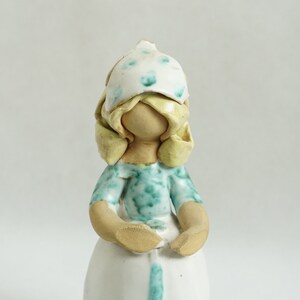Vintage BRITT WEDBERG Signed Handmade Ceramic Figure Figurine Mid Century Scandinavian Pottery Table Decor 60s 70s 70s 80s mcm