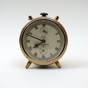 KIENZLE DUO Mid Century Bedside Clock - Made in Germany