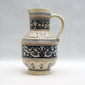 Vintage Dänischer Keramik Bierkrug: Traditionelle Keramik Vase