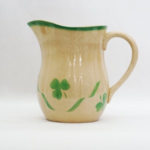 Vintage GUSTAVSBERG KLOVER schwedischer Keramikkrug mit Crackle-Glasur