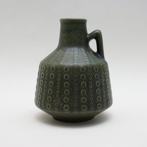 Vintage 70s Ceramic Vase: Minimalist Swedish Glazed Pottery
