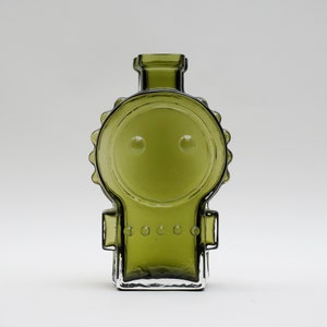 20 x 13 Busy Lizzy Molded Crystal Vase by HELENA TYNELL (1918-2016) for Riihimäki Glassworks Finland  Modernist 50S 60S 70S