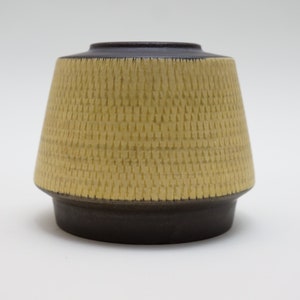 Small Vintage Ceramic Vase: Minimalist Glazed Stoneware, 70s Swedish Design