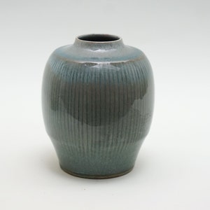 15 x 12 Rare CHRISTIAN POULSEN (1911-1991) KERAMIK Danmark Ceramic Flower Vase 70s 80s Scandinavian Home Decor mcm Art