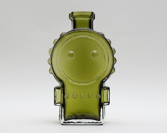 Molded Crystal Vase by Helena Tynell for Riihimäki Glassworks - Modernist 60s 70s