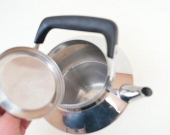 Vintage Kockums Moderna Kok Stainless Steel Kettle by Sigvard