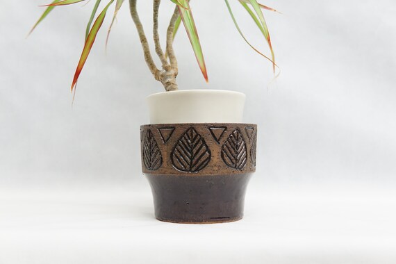 ヴィンテージ LAHOLM セラミック フラワー ポット プランター