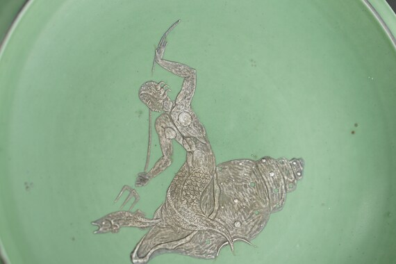 ヴィルヘルム・コーゲ「アルジェンタ」青磁シルバーボウル：グスタフ