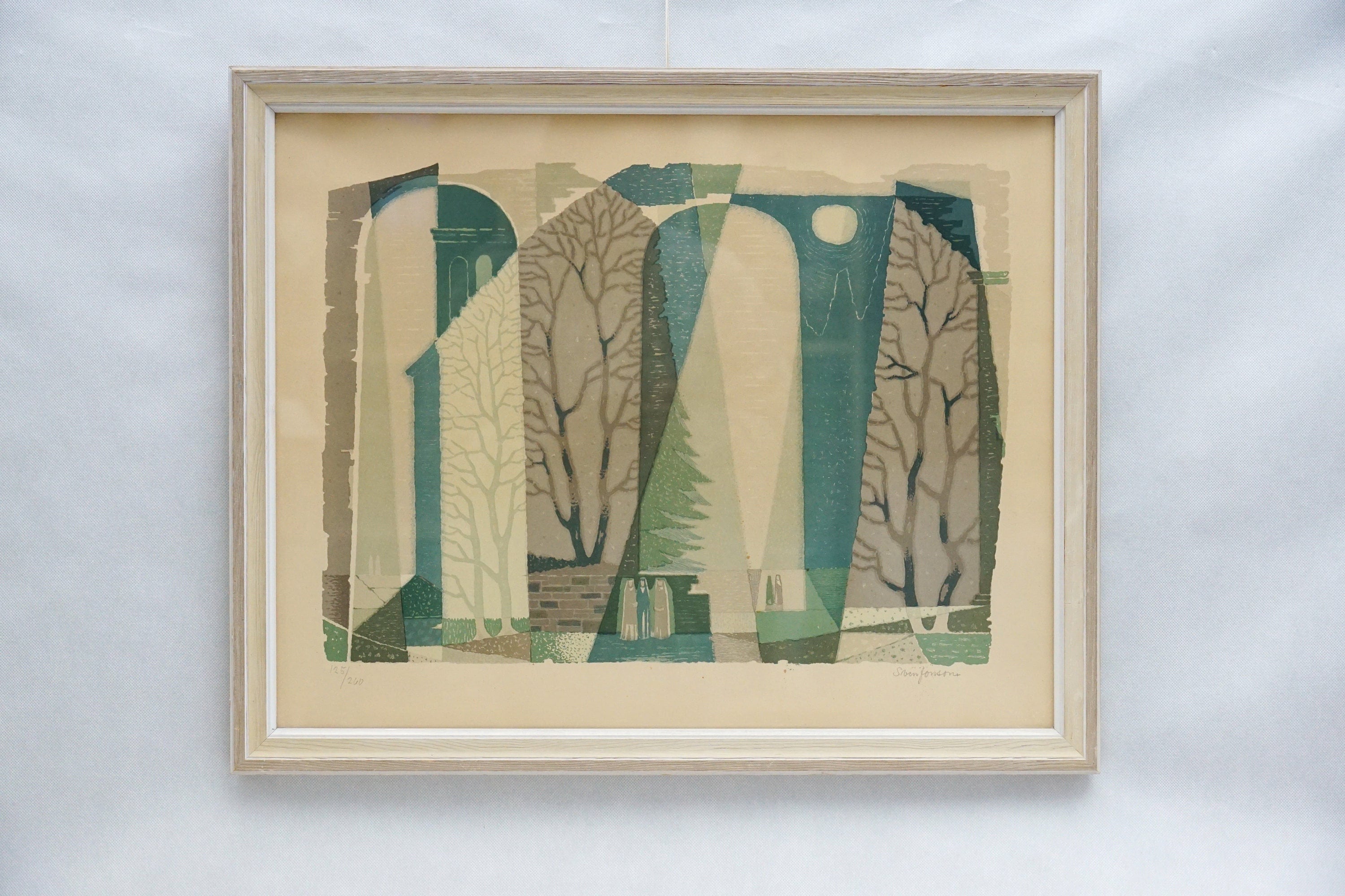 49 X 60 SVEN JONSON (se, 1902–1981) Mid Century Colour