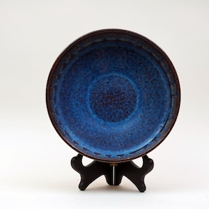 Vintage 70s SOHOLM DENMARK STENTOJ 3368 Handmade Plate Fruit Serving Bowl Tray 50s 60s Studio Pottery mcm