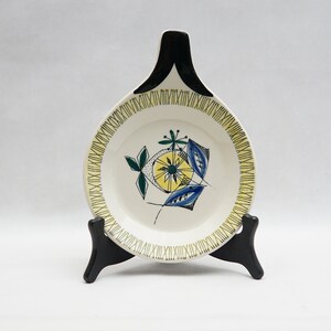 Inger Waage Stavangerflint Norway Flamingo Ildfast One Handle Dish Mid Century Dish Vintage 50s Pottery