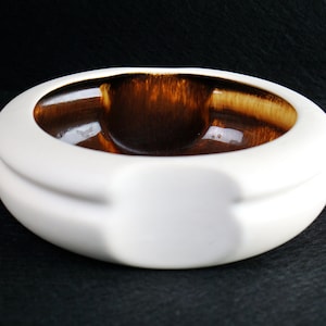 Vintage HANDMADE Beit Hayoster Israelische Schüssel Plare Keramik israelisches Tablett Mid Century Modern Dish Rustikales Vintage 60er 70er Jahre Steinzeug