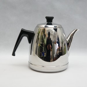 Vintage Polaris Kettle Stainless Steel Norway Mid Century
