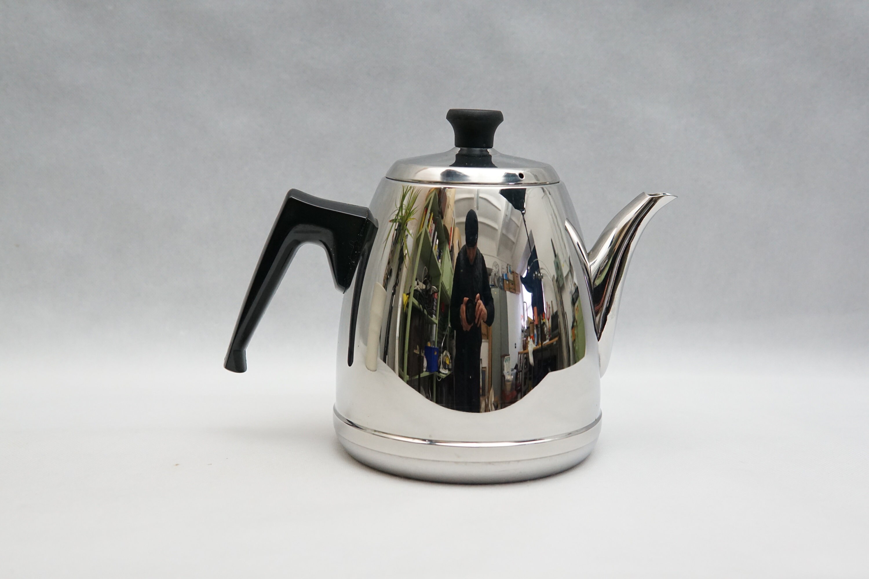Vintage Polaris Kettle Stainless Steel Norway Mid Century