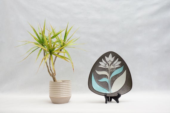 ヴィンテージ UPSALA EKEBY Lms 装飾釉薬サービングプレート 50 年代