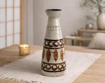 ilkla keramik イラクラケルミック　1950年代　東ドイツ製 1950年代のヴィンテージセラミック花瓶、Strehla Keramikによる手描き
