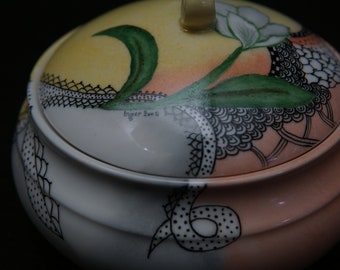 蓋付きボウル ミッドセンチュリー ヴィンテージ 50 年代 陶器 - Etsy 日本