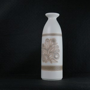 Pruszków Polish Pottery Vase Vintage 60s 70s 80s Polish folk craft  Home Décor mcm