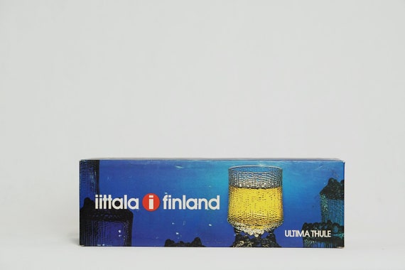 Verre à whisky vintage Iittala Ultima Thule – Design finlandais Tapio Wirkkala - France