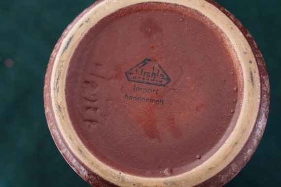 Strehla Fat lava ヴィンテージ Vintage Strehla Keramik Vase: German Fat Lava Pottery, Mid-century