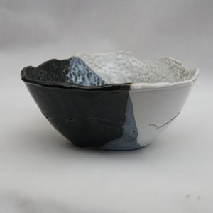Mid Century Modern Three-color bowl CERAMIC Signed Handmade Scandinavian Pottery Stoneware 60s 70s 80s Home Office Decor mcm