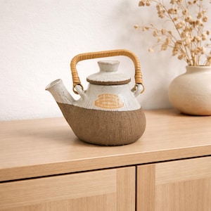 Vintage Sture G Ohlsson Tallhöjdens Keramik-miniwaterkoker - Zweeds aardewerk