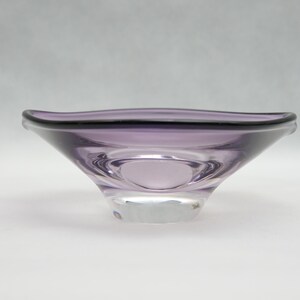 Bengt Edenfalk Sommerso , Vintage Art Glass  Blown Glass