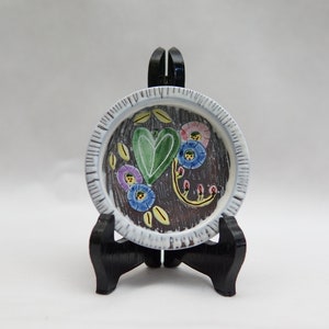 Modern  LAHOLM SWEDEN Small Plate Ashtray Pottery Scandinavian Mid Century 50S 60S Handmade