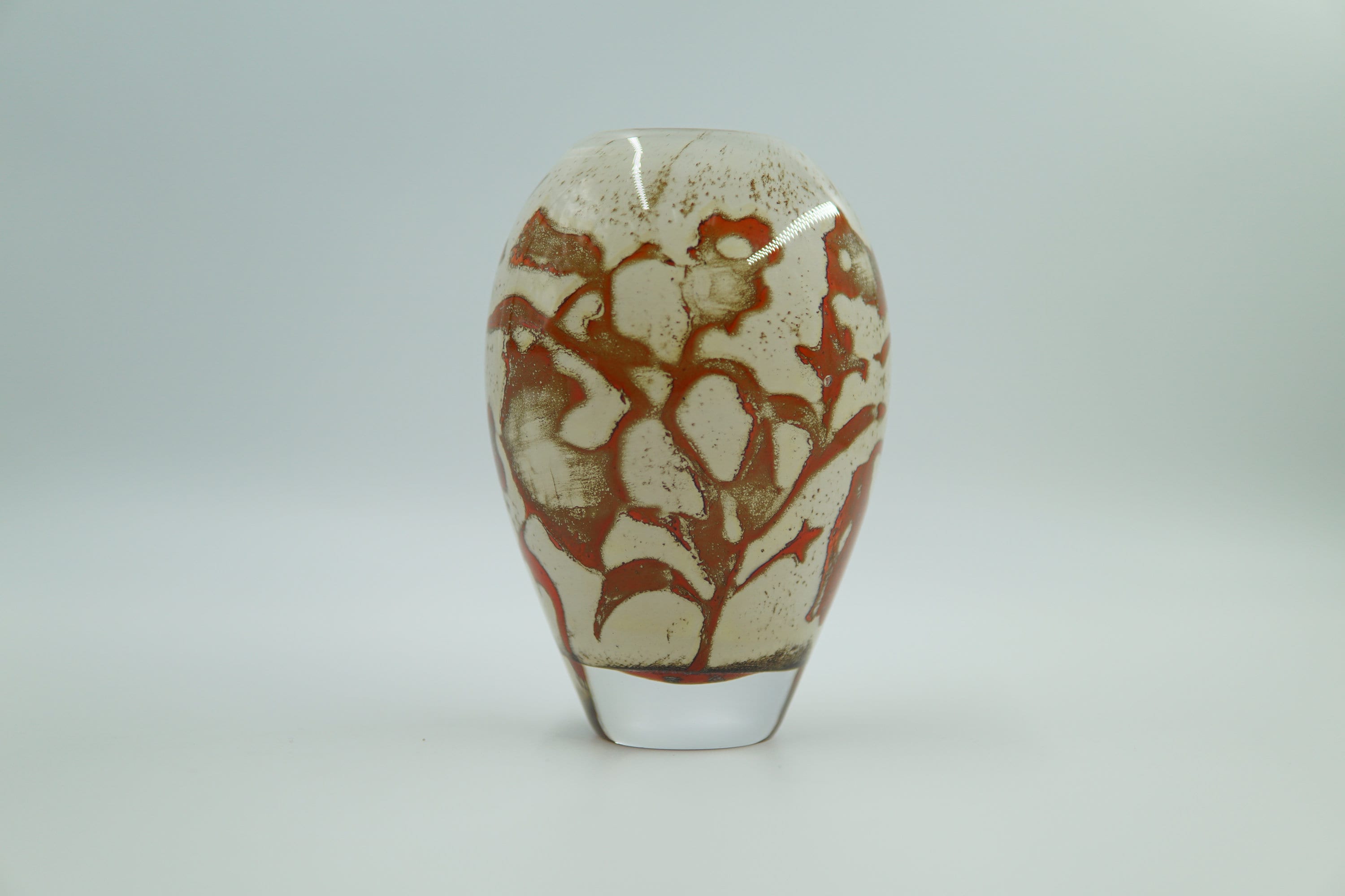 Kosta Boda Art Glass Vase Olle Brozén Floating Flowers - Etsy