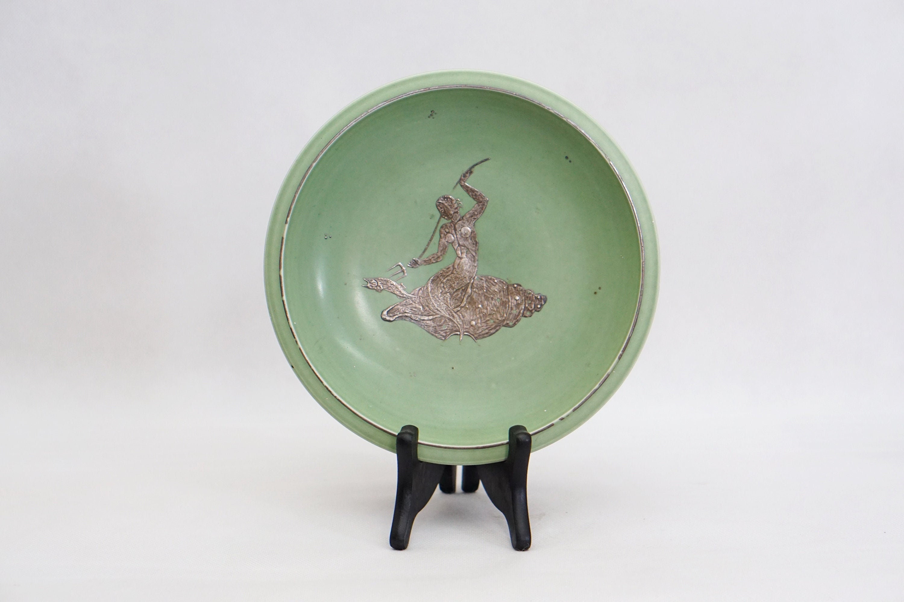 ウィルヘルム・コーゲ　1960年代　大皿　グスタフスベリ希少品 ウィルヘルム・コーゲ 1960年代 大皿 グスタフスベリ希少品 - メルカリ