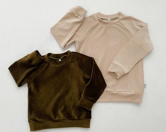 Pull pour enfants | Taille 62-140 | Nicki Velours Rib