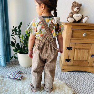 Corduroy dungarees for children 100% cotton Retro 74-140 image 2