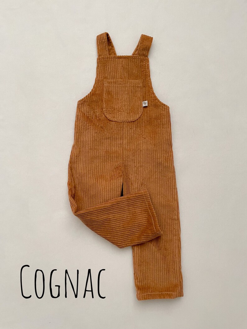 Corduroy dungarees for children 100% cotton Retro 74-140 image 7