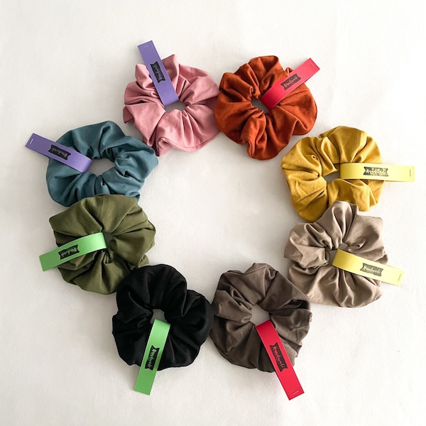 Scrunchie | Haargummi | Bambus–Jersey | Bunte Farben