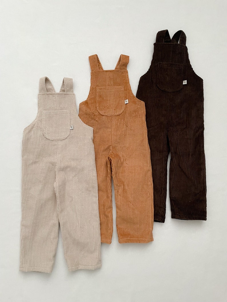 Corduroy dungarees for children 100% cotton Retro 74-140 image 5