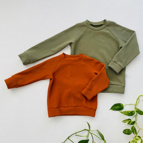 Sweater for children | Gr. 62-140 | Rip jersey cotton