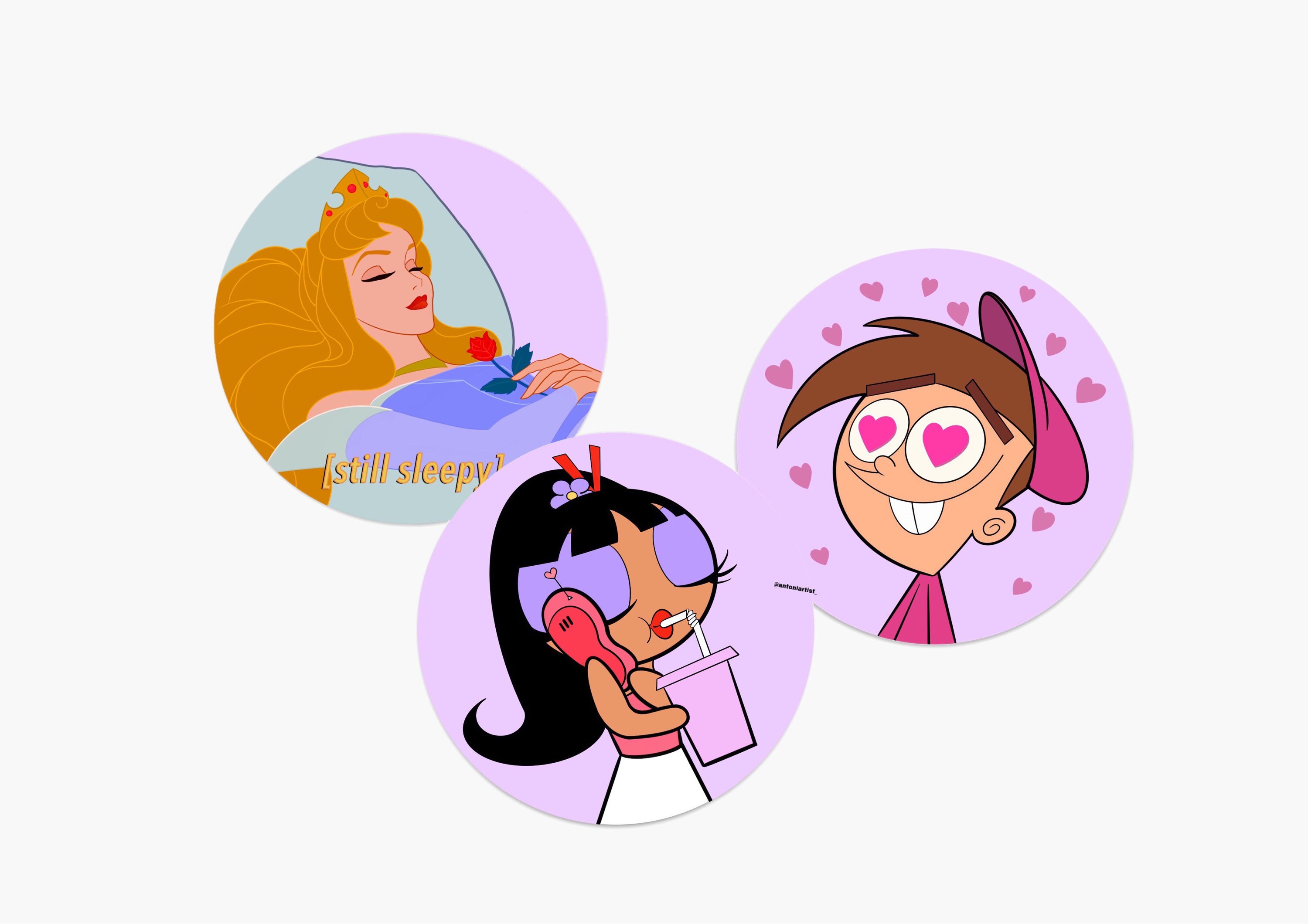 Purple Nostalgic Sticker Pack Disney Nickelodeon Cartoon - Etsy Ireland Purple Nostalgic Sticker Pack Disney Nickelodeon Cartoon - Etsy Ireland