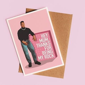 The Rock Mother’s Day/Birthday/Greeting Card | Card for Mum, Funny Mother's Day Card, Pop Culture Birthday Card, Dwayne Johnson, Meme Card