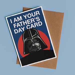 Biglietto per la festa del papà di Darth Vader / Biglietto per la festa del papà, Biglietto per papà, Idee regalo divertenti per la festa del papà, Biglietto per la festa del papà "Sono tuo", Star Wars