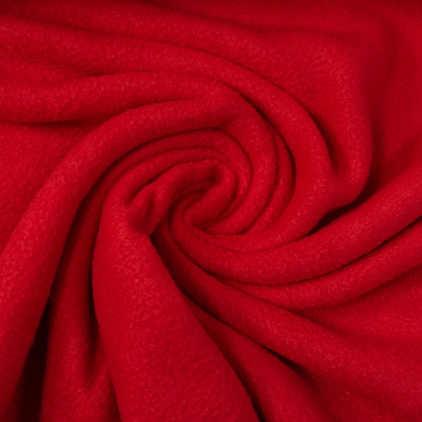 1,3m Polarfleece Fleece ROT Anti Pilling Stoff