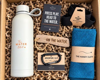 Water Lover Gift Set - Unique gift for Her or Him - Paddleboard, Wild Swim & Beach Gift - Water Sports Gift