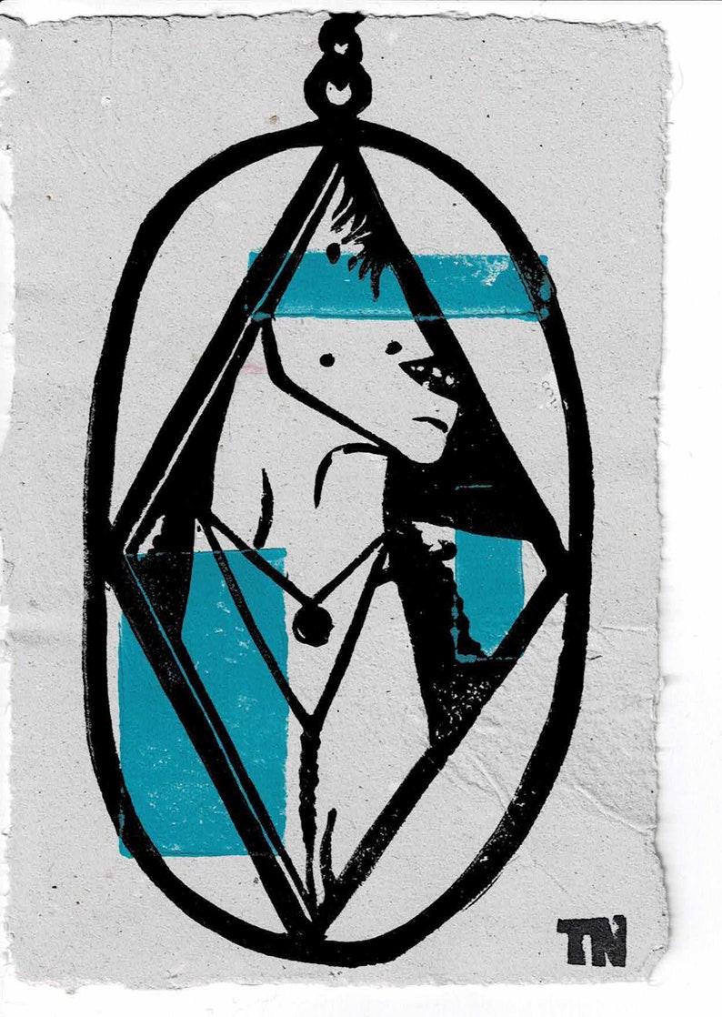 Mirror Portrait Mini Print