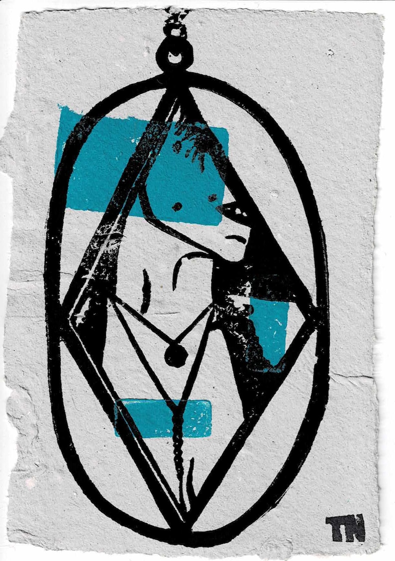 Mirror Portrait Mini Print