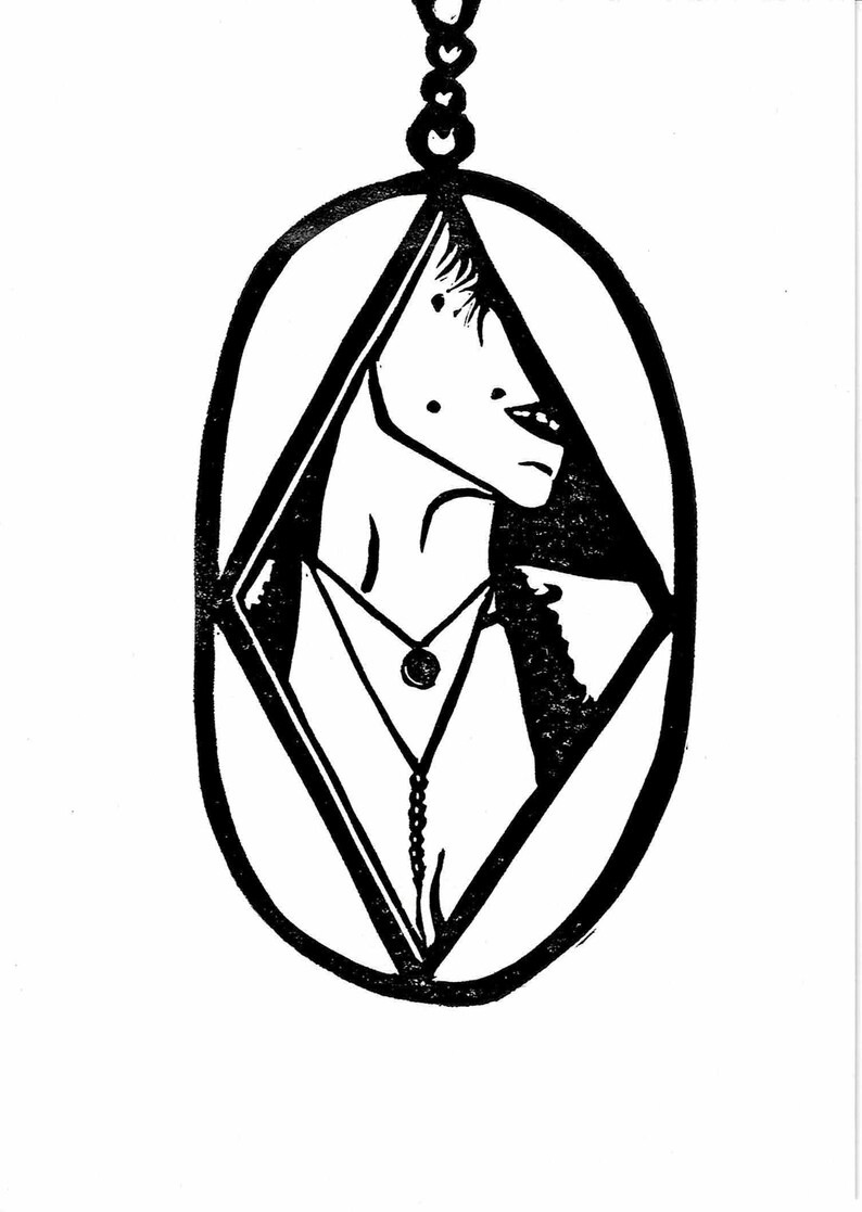 Mirror Portrait Mini Print